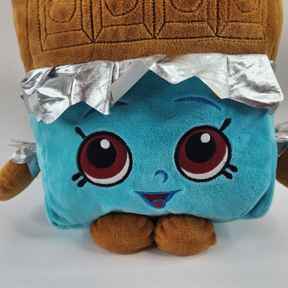Shopkins Cheeky Chocolate Plush 12" Candy Bar Stuffed Pillow Huggable Soft Toy - Picture 2 of 10